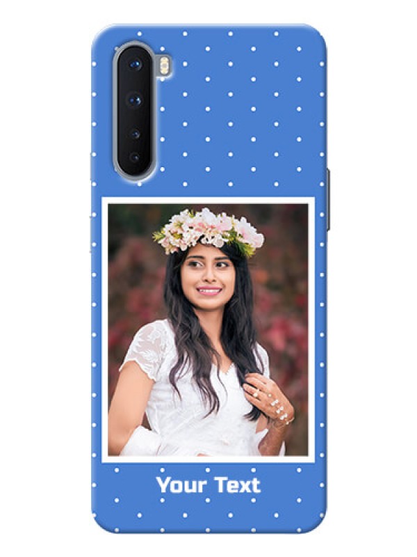 Custom OnePlus Nord Personalised Phone Cases: polka dots design