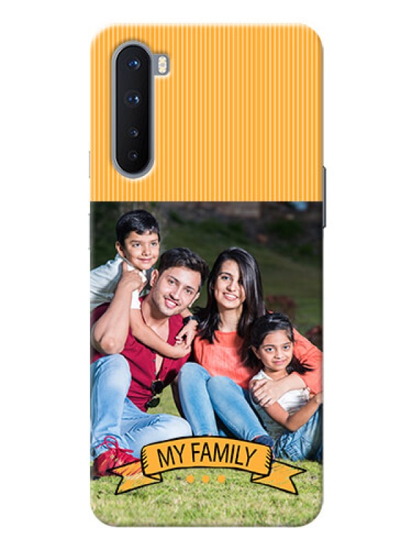 Custom OnePlus Nord Personalized Mobile Cases: My Family Design