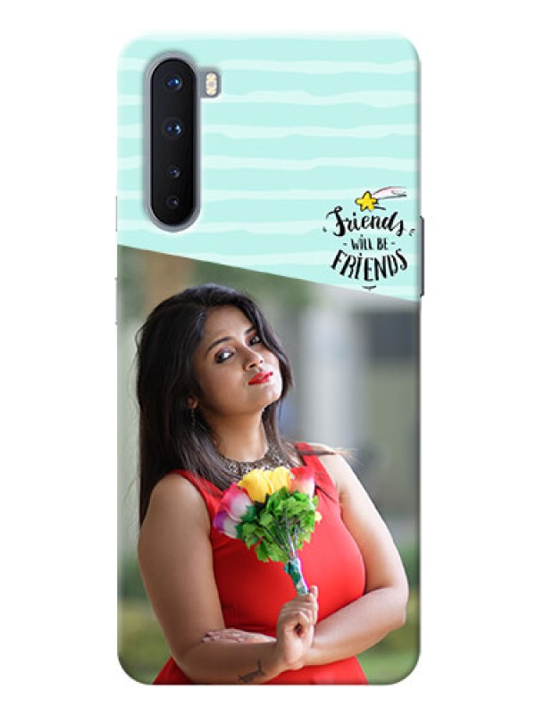 Custom OnePlus Nord Mobile Back Covers: Friends Picture Icon Design