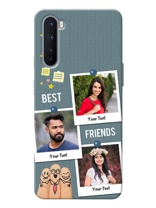 Custom OnePlus Nord Mobile Cases: Sticky Frames and Friendship Design