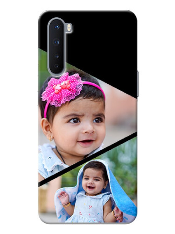 Custom OnePlus Nord mobile back covers online: Semi Cut Design