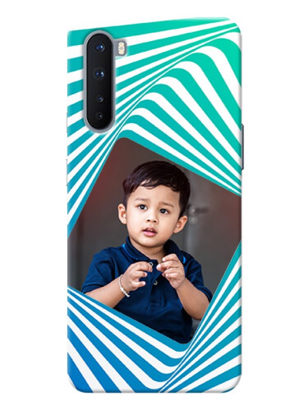 Custom OnePlus Nord Personalised Mobile Covers: Abstract Spiral Design