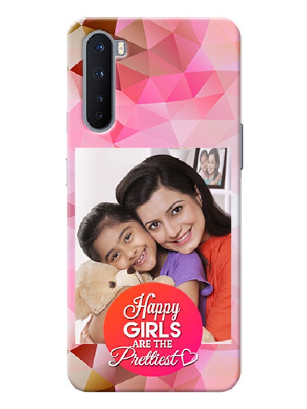 Custom OnePlus Nord Personalized Phone Covers: Abstract Triangle Design