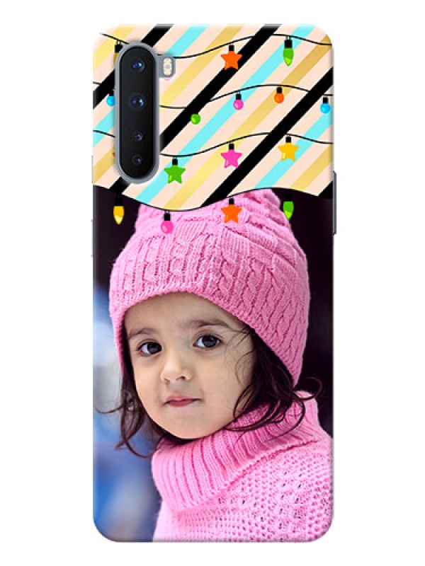 Custom OnePlus Nord Personalized Mobile Covers: Lights Hanging Design