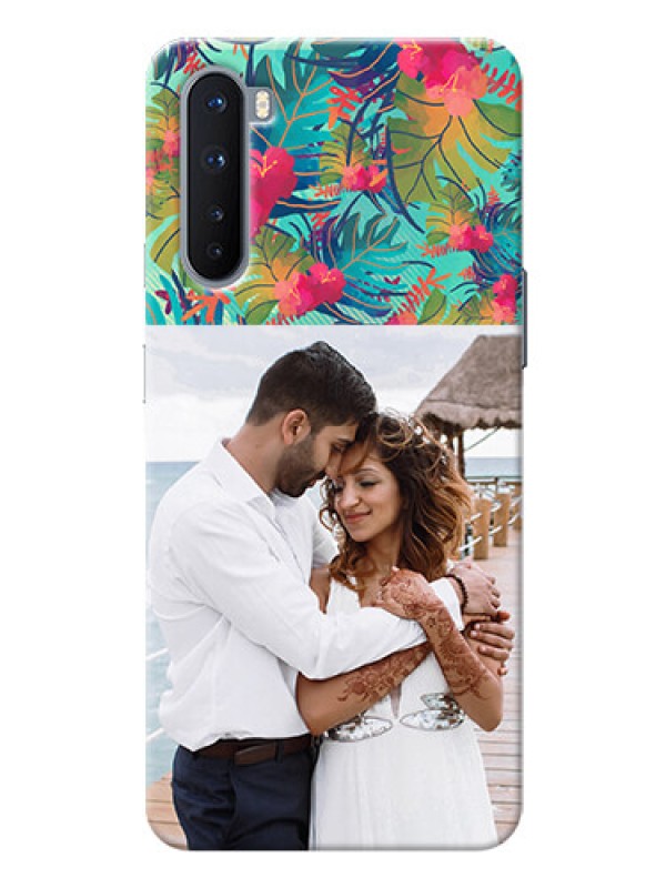 Custom OnePlus Nord Personalized Phone Cases: Watercolor Floral Design