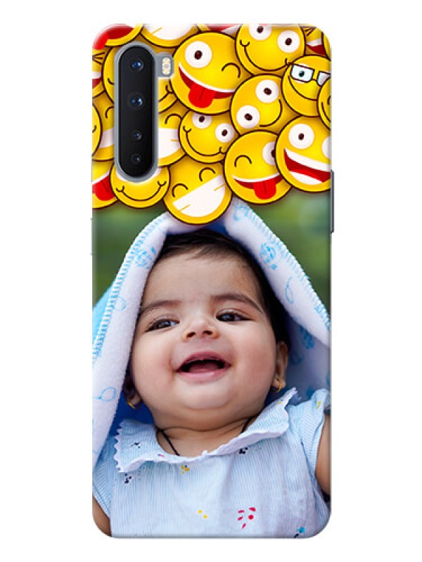 Custom OnePlus Nord Custom Phone Cases with Smiley Emoji Design