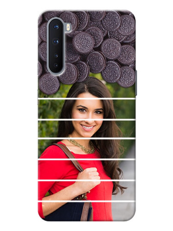 Custom OnePlus Nord Custom Mobile Covers with Oreo Biscuit Design