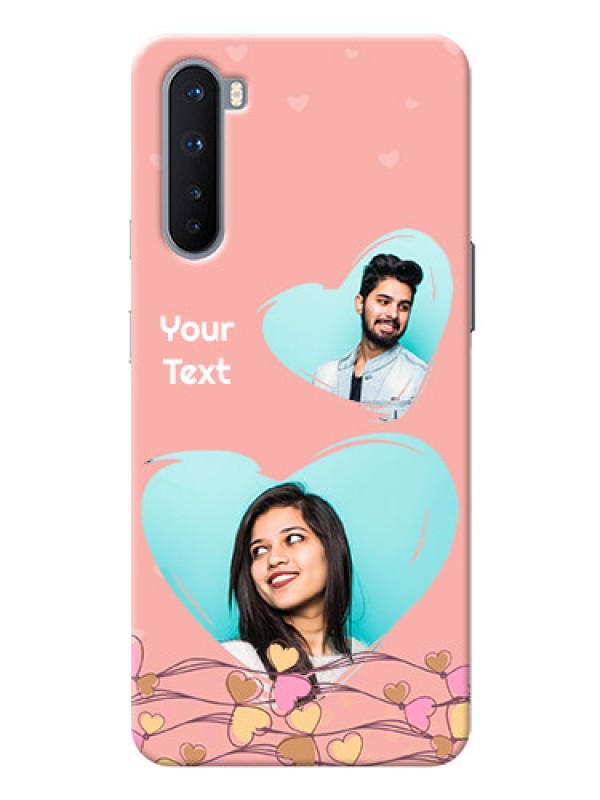 Custom OnePlus Nord customized phone cases: Love Doodle Design