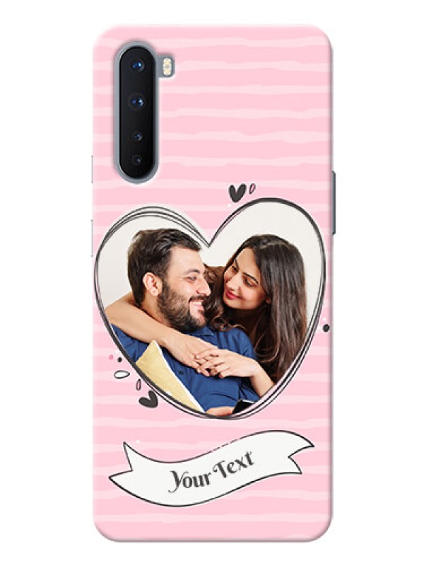 Custom OnePlus Nord custom mobile phone covers: Vintage Heart Design