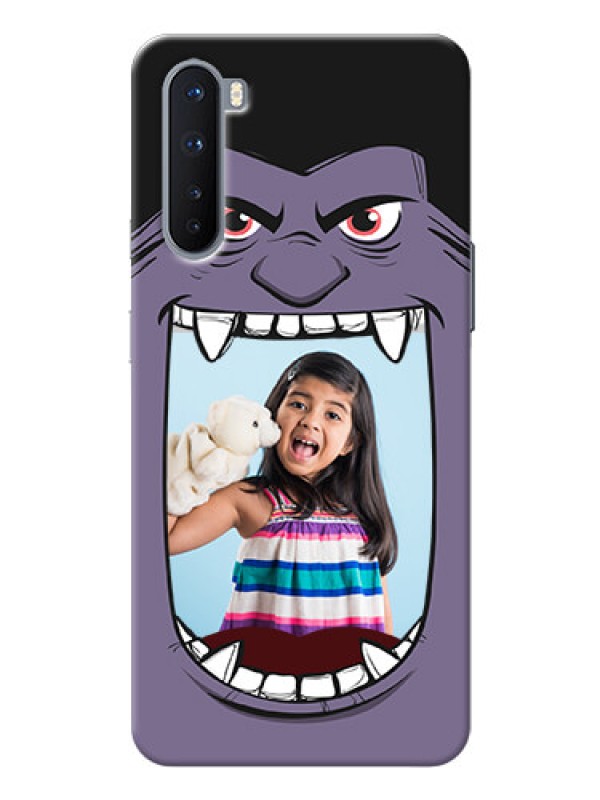 Custom OnePlus Nord Personalised Phone Covers: Angry Monster Design