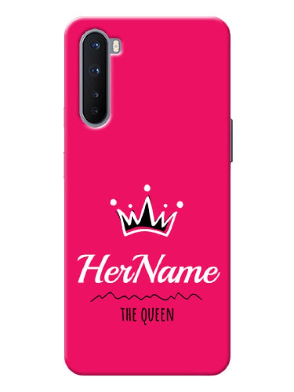 Custom OnePlus Nord Queen Phone Case with Name