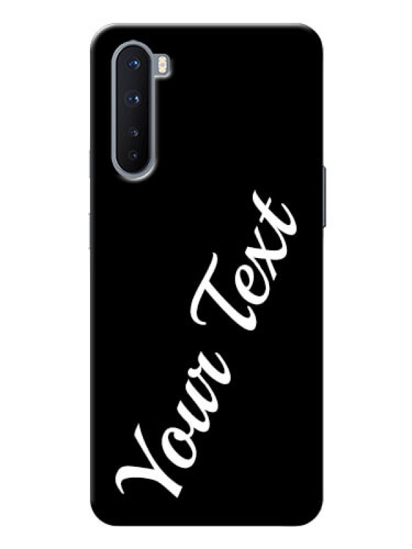 Custom OnePlus Nord Custom Mobile Cover with Your Name