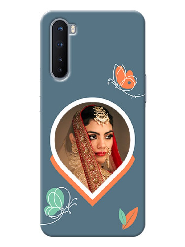Custom OnePlus Nord 5G Custom Mobile Case with Droplet Butterflies Design