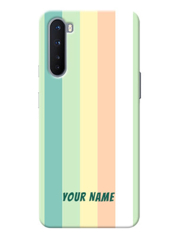 Custom OnePlus Nord 5G Back Covers: Multi-colour Stripes Design