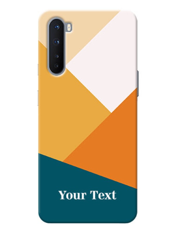Custom OnePlus Nord 5G Custom Phone Cases: Stacked Multi-colour Design