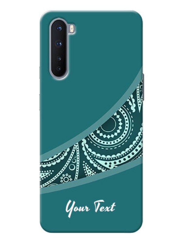 Custom OnePlus Nord 5G Custom Phone Covers: semi visible floral Design