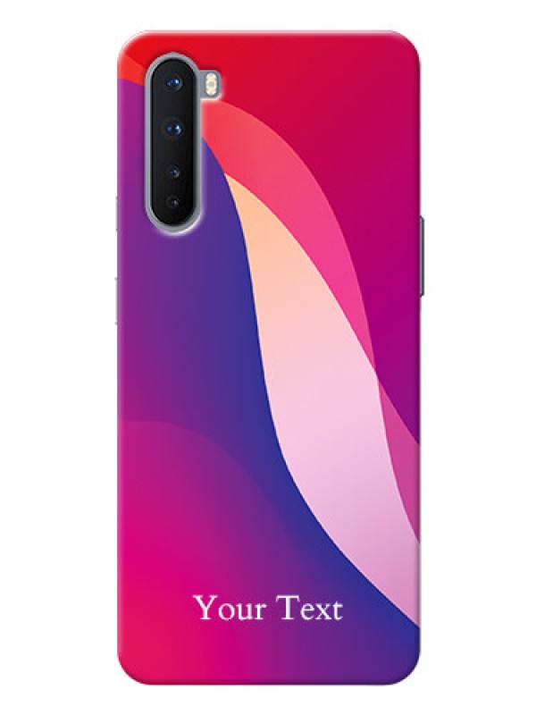 Custom OnePlus Nord 5G Mobile Back Covers: Digital abstract Overlap Design
