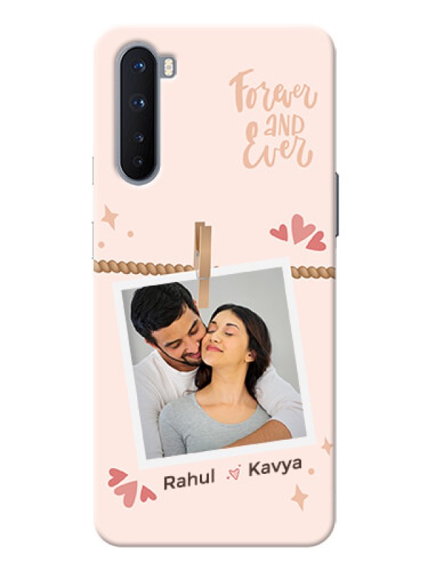Custom OnePlus Nord 5G Phone Back Covers: Forever and ever love Design