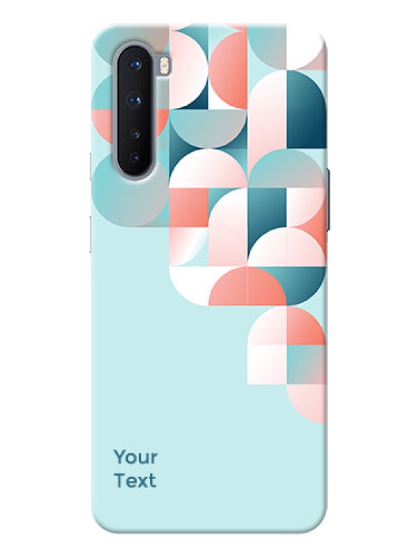 Custom OnePlus Nord 5G Back Covers: Stylish Semi-circle Pattern Design