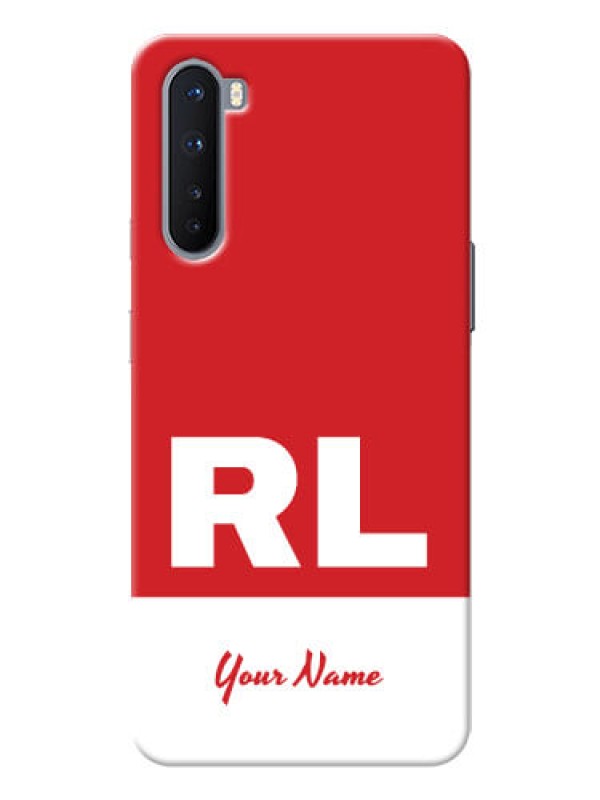 Custom OnePlus Nord 5G Custom Phone Cases: dual tone custom text Design