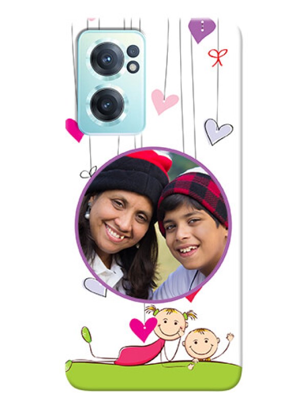Custom Nord CE 2 5G Mobile Cases: Cute Kids Phone Case Design