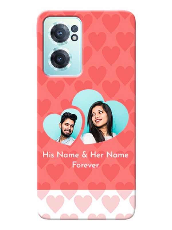 Custom Nord CE 2 5G personalized phone covers: Couple Pic Upload Design