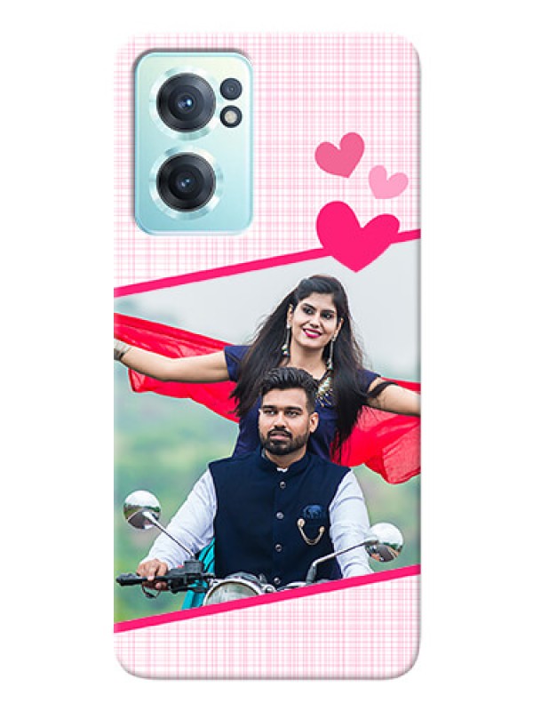 Custom Nord CE 2 5G Personalised Phone Cases: Love Shape Heart Design