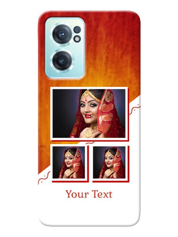 Custom Nord CE 2 5G Personalised Phone Cases: Wedding Memories Design 