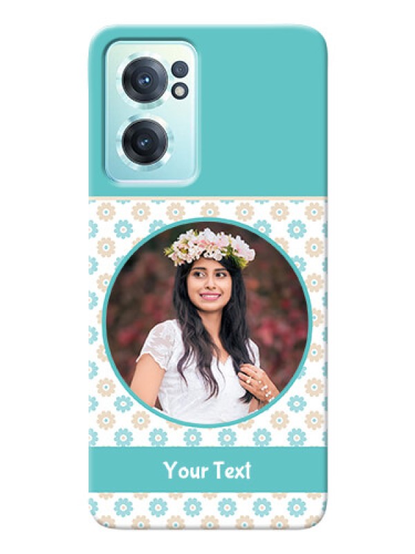 Custom Nord CE 2 5G Custom Mobile Back Covers: Beautiful Flowers Design