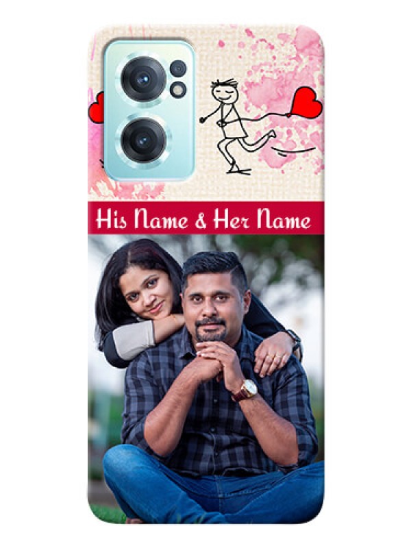 Custom Nord CE 2 5G phone back covers: You and Me Case Design