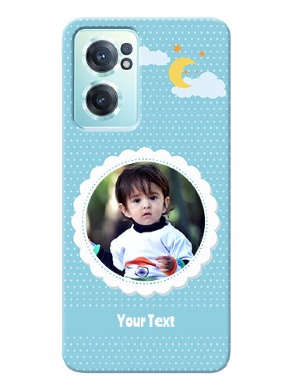 Custom Nord CE 2 5G mobile cases online: violet Pattern Design