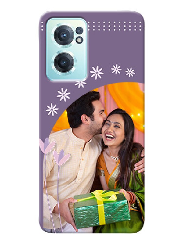 Custom Nord CE 2 5G Phone covers for girls: lavender flowers design 