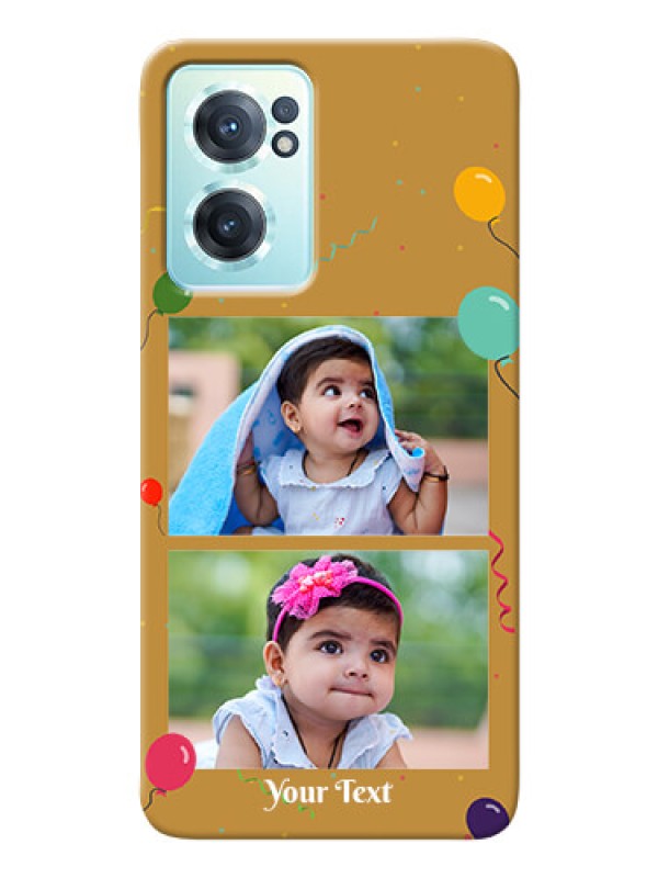 Custom Nord CE 2 5G Phone Covers: Image Holder with Birthday Celebrations Design