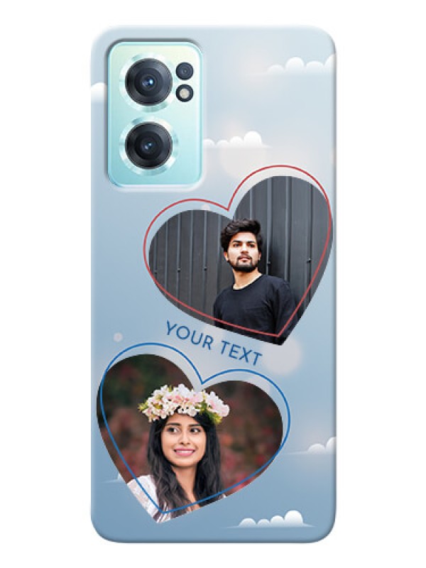 Custom Nord CE 2 5G Phone Cases: Blue Color Couple Design 