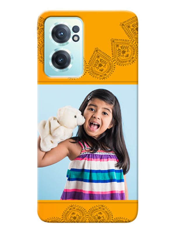 Custom Nord CE 2 5G custom mobile back covers: Photo Wedding Design 