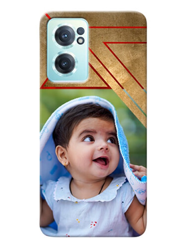 Custom Nord CE 2 5G mobile phone cases: Gradient Abstract Texture Design