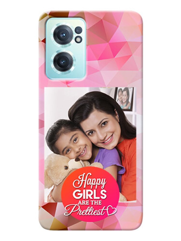 Custom Nord CE 2 5G Personalized Phone Covers: Abstract Triangle Design