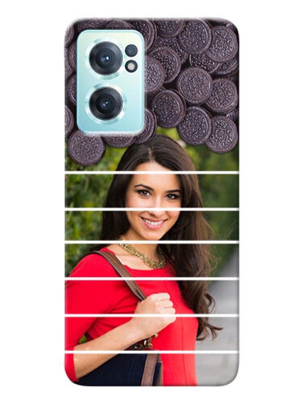 Custom Nord CE 2 5G Custom Mobile Covers with Oreo Biscuit Design
