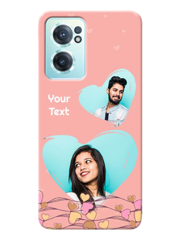 Custom Nord CE 2 5G customized phone cases: Love Doodle Design