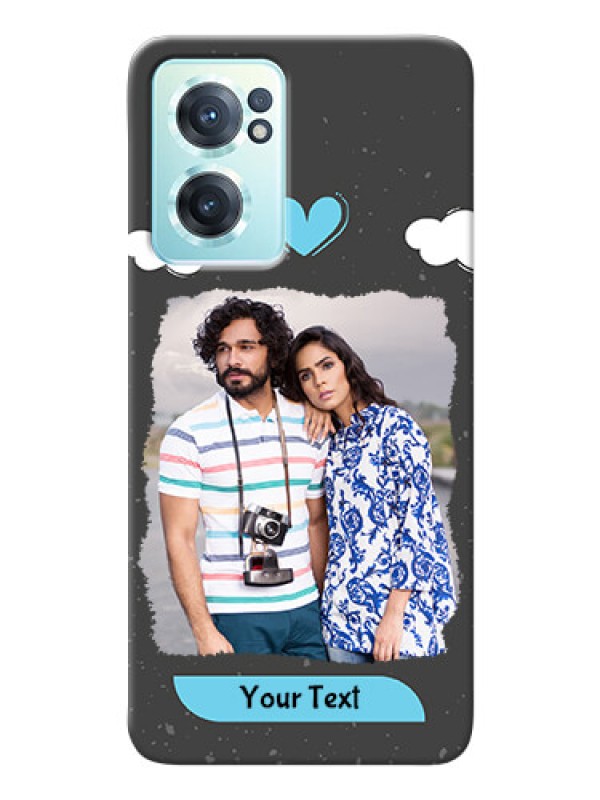 Custom Nord CE 2 5G Mobile Back Covers: splashes with love doodles Design