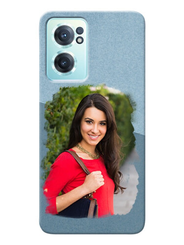 Custom Nord CE 2 5G custom mobile phone covers: Grunge Line Art Design