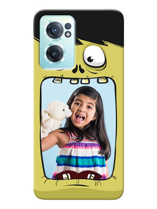 Custom Nord CE 2 5G Mobile Covers: Cartoon monster back case Design