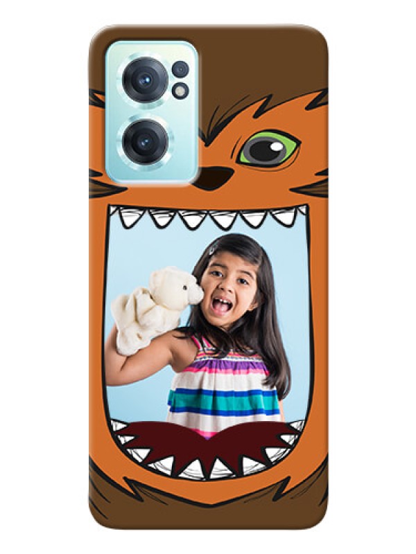 Custom Nord CE 2 5G Phone Covers: Owl Monster Back Case Design