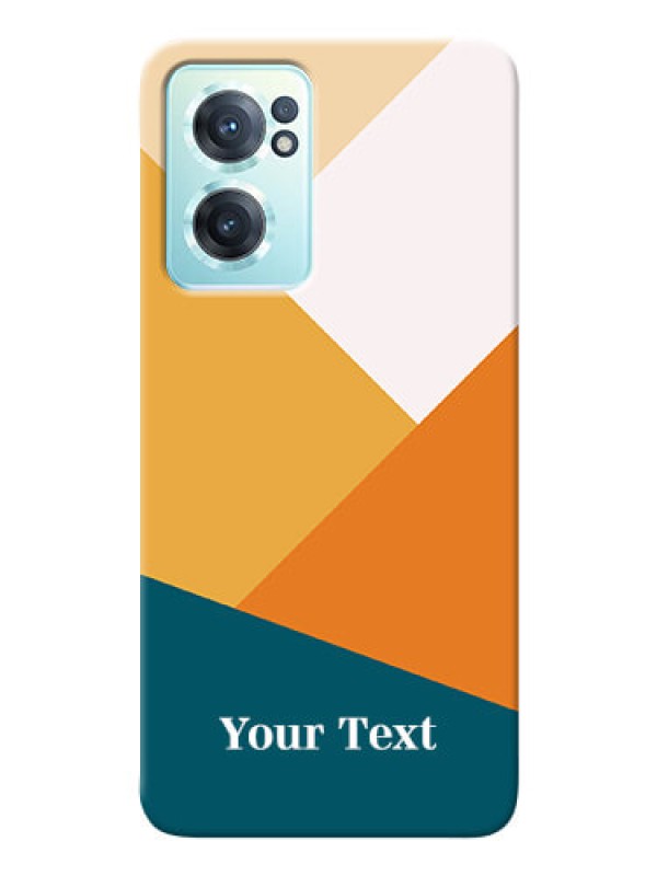 Custom OnePlus Nord Ce 2 5G Custom Phone Cases: Stacked Multi-colour Design