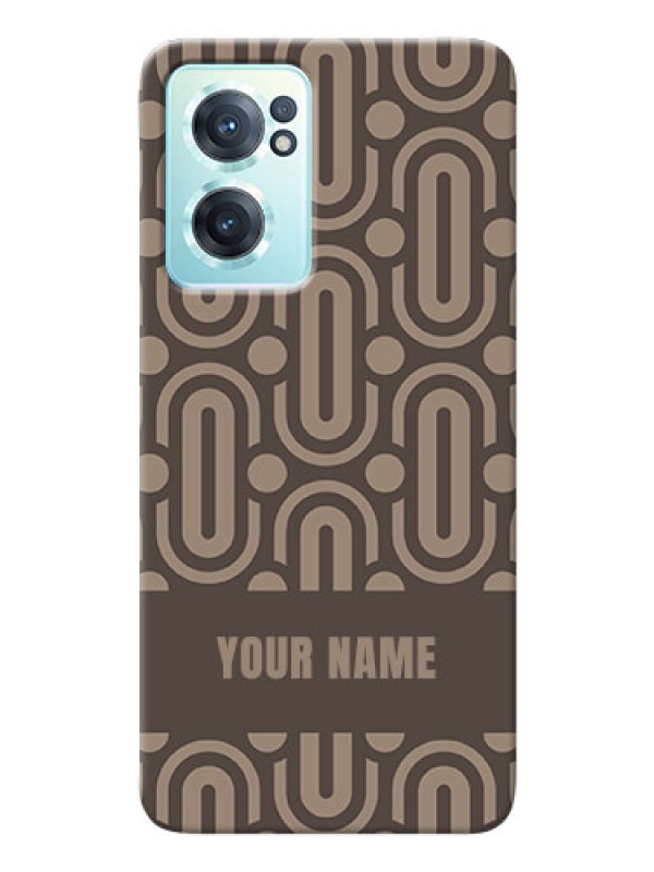 Custom OnePlus Nord Ce 2 5G Custom Phone Covers: Captivating Zero Pattern Design