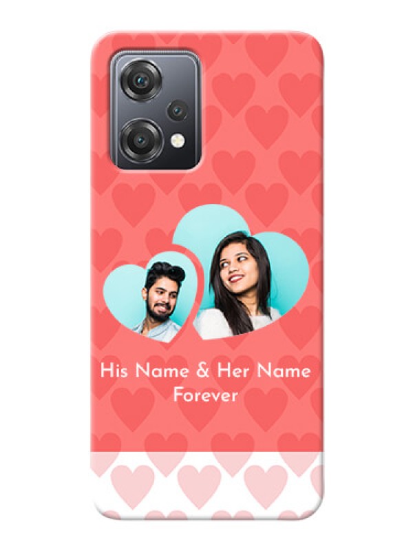 Custom Nord CE 2 Lite 5G personalized phone covers: Couple Pic Upload Design