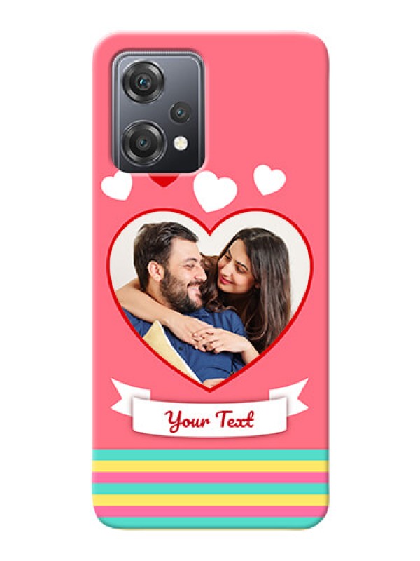 Custom Nord CE 2 Lite 5G Personalised mobile covers: Love Doodle Design