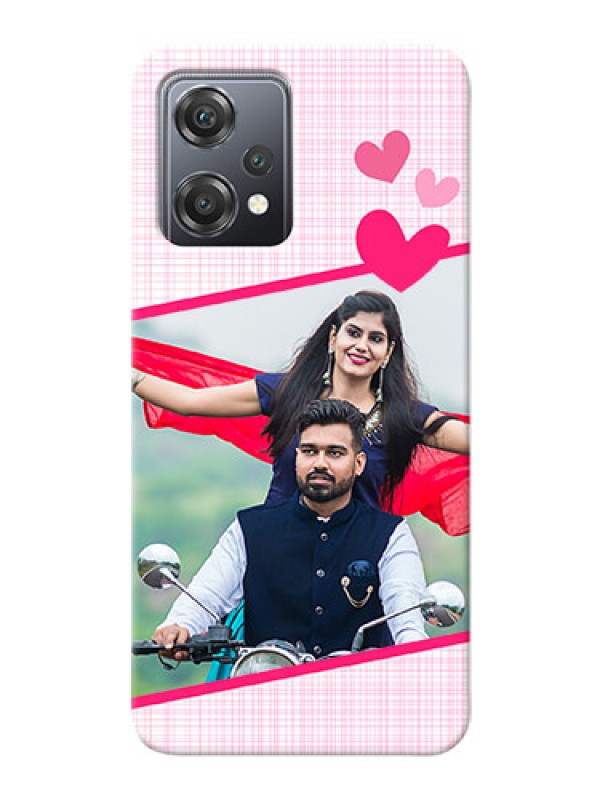 Custom Nord CE 2 Lite 5G Personalised Phone Cases: Love Shape Heart Design