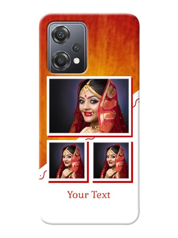 Custom Nord CE 2 Lite 5G Personalised Phone Cases: Wedding Memories Design 