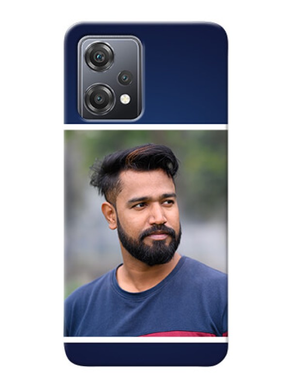 Custom Nord CE 2 Lite 5G Mobile Cases: Simple Royal Blue Design